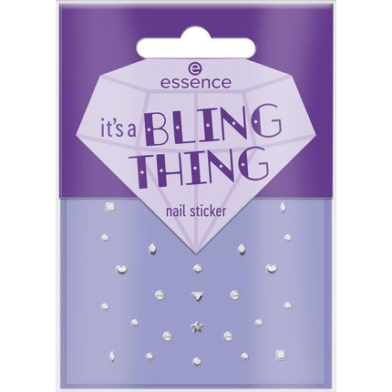 essence It's a BLING THING Nail Sticker Multicolor Covering Express Result Easy to Remove Nanoparticle Free 28pcs
