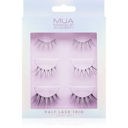 MUA Makeup Academy Half Lash Trio False Eyelashes 3x2 pcs
