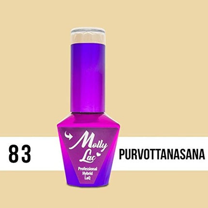 Mollylac Yoga Uv/Led Hybrid Nail Polish 83 Purvottanasana 10g