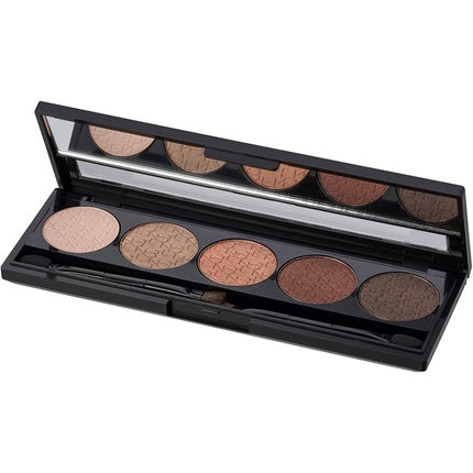 NOTE COSMETIQUE Professional Eyeshadow Eye Makeup Palette with Mirror for All Skin Types Dark Brown Shades 104