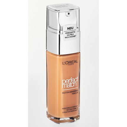 L'Oréal Paris Perfect Match Makeup Liquid Foundation with Hyaluronic and Aloe Vera 30ml Golden Toffee