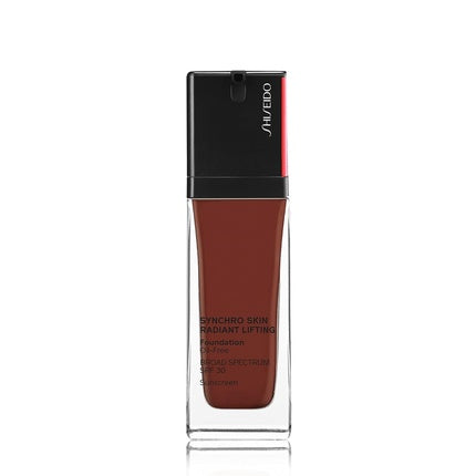 Shiseido Synchro Skin Radiant Lifting Foundation SPF 30 Medium-to-Full Buildable Coverage 1.01 Fl Oz Mahogany 540