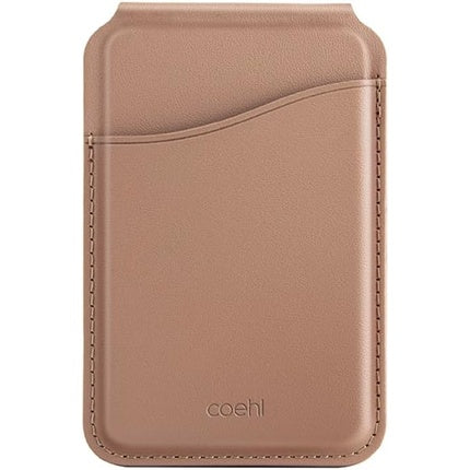 Coehl Esme Magnetic Cardholder with Mirror and Stand Dusty Nude