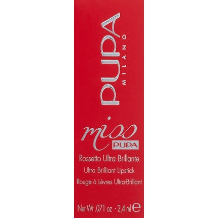 Pupa Miss Pupa Ultra Brilliant Lipstick - Shade 201, 2.4ml
