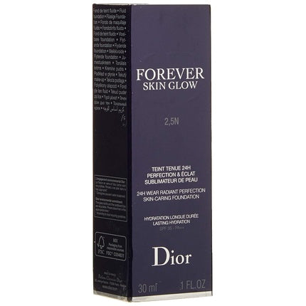 Dior Forever by Christian Dior Skin Glow 24h Skin Caring Foundation 1.0 Ounce 5n Neutral/Glow SPF 35
