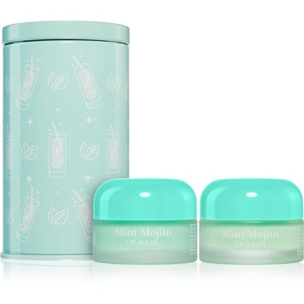 Barry M Lip Care Duo Gift Set with Mint Mojito Scent 2x14 g