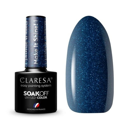 Claresa Soak Off Uv/Led Make It Shine Hybrid Nail Polish 1.5g