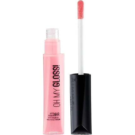 Rimmel London Oh My Gloss! 160 Stay my rose 6.5ml - Lip Gloss for Women Pink, With Glitter
