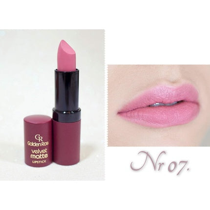 Golden Rose Velvet Matte Lipstick Color 07