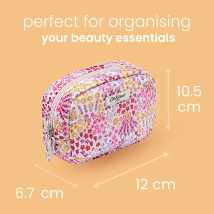 Cath Kidston Small Wash Bag Makeup Bag with Mirror Afinity Ditsy