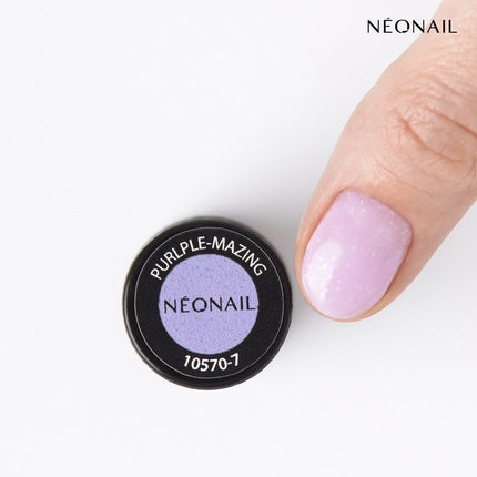 NEONAIL UV Nail Polish 7.2ml Violet Purple-Mazing Glitter Gel for Nail Design Shellac