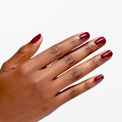 OPI Nail Polish Infinite Shine Long-wear System 2nd Step Gel-Like Nail Varnish Big Apple Red 15ml Malaga Wine