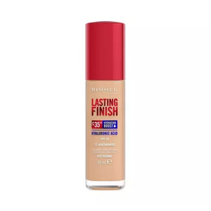 Rimmel Lasting Finish 35h Strongly Moisturizing And Long-Lasting Coverage Foundation With Spf20 010 Rose Ivory 30ml