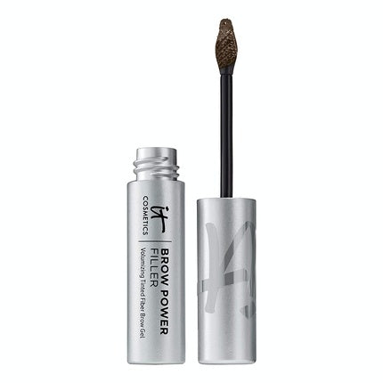 IT Cosmetics Brow Power Filler Universal Dark Brunette Volumizing Tinted Fiber Brow Gel 0.14 fl oz - Waterproof Formula Lasts Up To 16 Hours