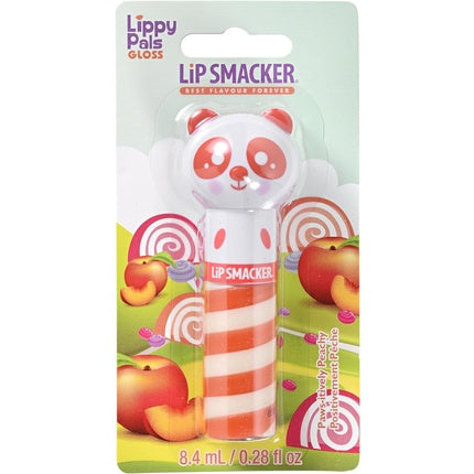 Lip Smacker Lippy Pals Panda Flavored Lip Gloss for Kids Peach Flavor Paws-itively Peachy Gel