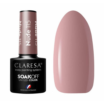 Claresa Soak Off Uv/Led Nude Hybrid Nail Polish 115 5g