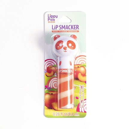 Lip Smacker Lippy Pals Gloss Panda Two-Tone Shimmer Lip Gloss for Kids with Peach Flavor - Girls Lip Care Panda/Peach Flavor