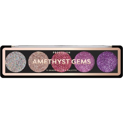 Profusion Cosmetics 5 Shade Gems Glitter Palette - Unleash Your Inner Sparkle