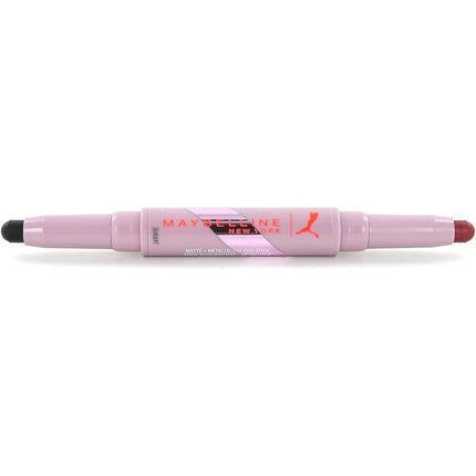 Maybelline New York Dual Use Matte and Metallic Eyeshadow Stick Puma Limited Edition METALLIC Eye PROFILER Duo 04 Goals Courage 1UN 1.65G