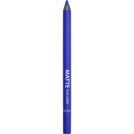 GOSH Matte Eyeliner in Bright Blue Creamy Soft Texture High Coverage Ideal for Smokey Eyes 008 Crazy Blue