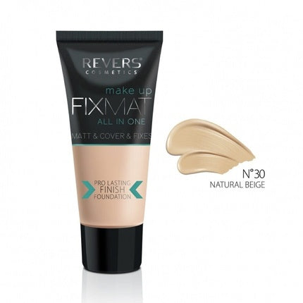 FIXMAT ALL in ONE Pro Long-lasting Matte Finish Foundation Powder Makeup Coverage
