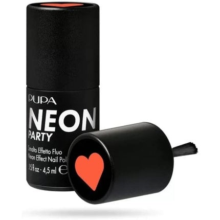 Pupa Neon Party Fluorescent Effect Nail Polish 600 Miami Beach Coral