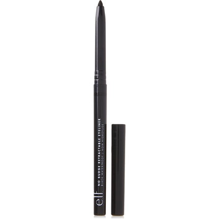elf No Budge Retractable Eyeliner Creamy Ultra-Pigmented Waterproof Creates Bold Defined Lines Black 0.006 Oz