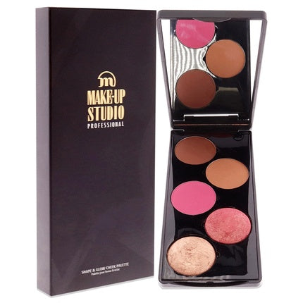 Make-Up Studio Professional Amsterdam Shape &amp; Glow Cheek Palette in Pink