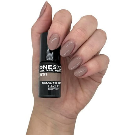 Layla Cosmetics One Step Gel Nail Polish Love Chocolate 5ml