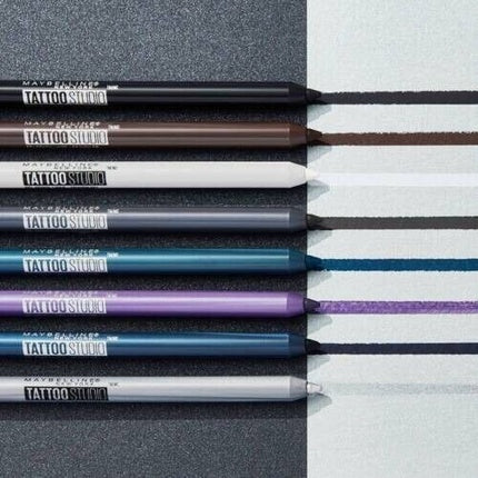 Maybelline Tattoo Liner Gel Eyeliner Deep Onyx UK with Sharpener