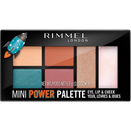 Rimmel London Mini Power Palette eye, lip, cheek 004 Pioneer 6.8g