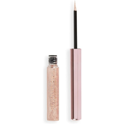 Makeup Revolution Super Flick Liquid Eyeliner Highly Pigmented Rose Gold 2.4ml