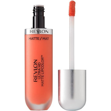 Revlon Ultra HD Matte Lipcolor Velvety Lightweight Matte Liquid Lipstick in Red/Coral Flirtation