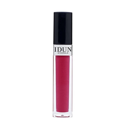 IDUN Minerals Lip Gloss Soft Creamy Formula for Velvet Soft Shiny Pout Intense Vitamin E Hydration for Dry Chapped Lips Non-Sticky Long Lasting Pigment 007 Marleen 0.27oz Reddish