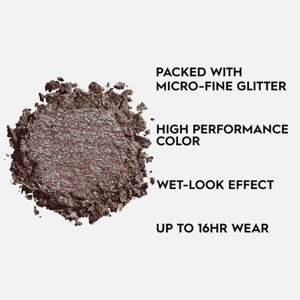 Urban Decay 24/7 Moondust Eyeshadow Compact Long-Lasting Shimmery Eye Makeup and Highlight Vegan Formula Solstice