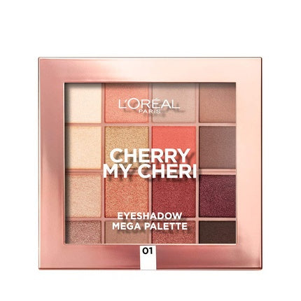 L'Oréal Paris Paradis Eyeshadow 16 Colors Cherry My Cherie