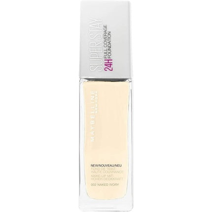 Maybelline Superstay 24HR Full Coverage Foundation 30ml - 02 Naked Ivory