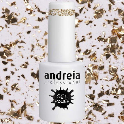 Andreia Semi-Permanent Nail Polish 253 Gold, Silver, Black