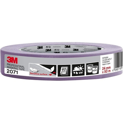 3M Pro 2071 Professional Painter's Tape for Sensitive Surfaces - Indoor and Outdoor