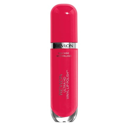 Revlon Ultra HD Vinyl Lip Polish Liquid Lipstick Fearless Who? Fuchsia Gloss 0.2 fl oz