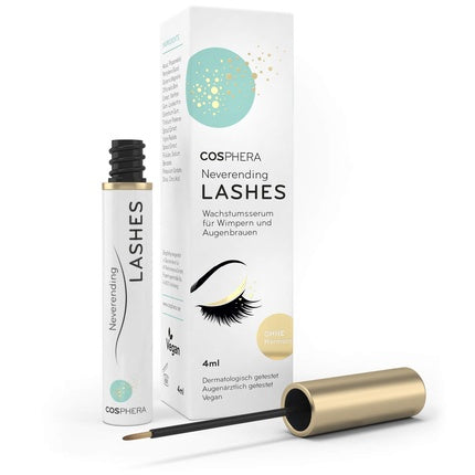 Cosphera Neverending Lashes Vegan Hormone-Free Eyelash and Eyebrow Serum 4ml