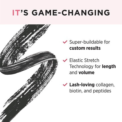 IT Cosmetics Superhero Elastic Stretch Volumizing Mascara Deluxe Size Super Black