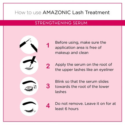 Amazonic Eyelash Growth Serum by Nuggela & Sulé Double Action Lash Enhancer 3ml