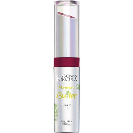 Physicians Formula Murumuru Butter Lip Cream Creamy Lipstick with Moisturizing Butter Blend Essential Fatty Acids and SPF 15 Mauvin To Brazil