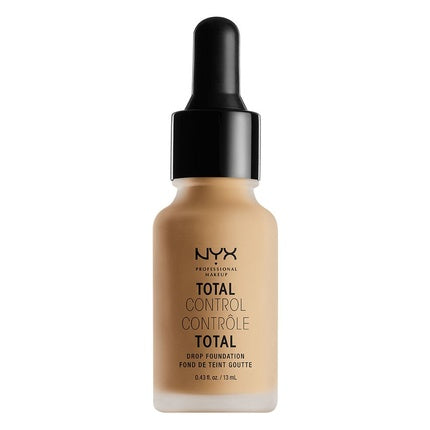 NYX Professional Makeup Total Control Drop Foundation True Beige Medium with Neutral Undertones 0.43 Fl Oz