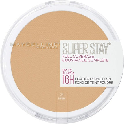 Maybelline New York Super Stay Full Coverage 16H Powder Foundation No.24 Fair Nude 9g