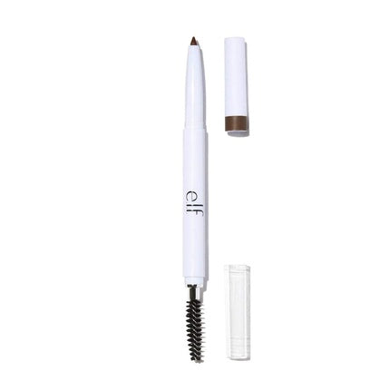 elf Instant Lift Brow Pencil Double-Sided Precision Liner and Spoolie for Defined Brows Deep Brown