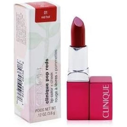 CLINIQUE Pop Reds Lip Color + Cheek No.01 Red Hot 3.6g