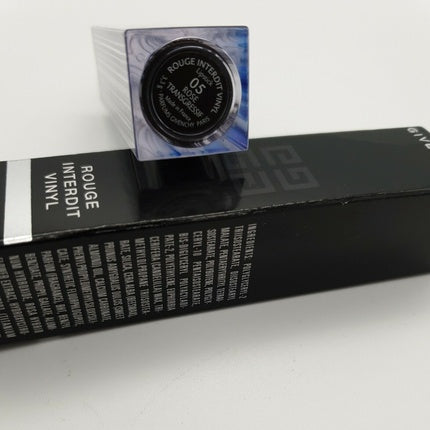 Givenchy Red Forbidden Vinyl Extreme Shine Lipstick 05 Pink Transgressive 3.3g