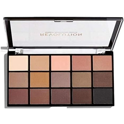 Makeup Revolution Reloaded Eyeshadow Palette Matte Eye Colors 15 Shades